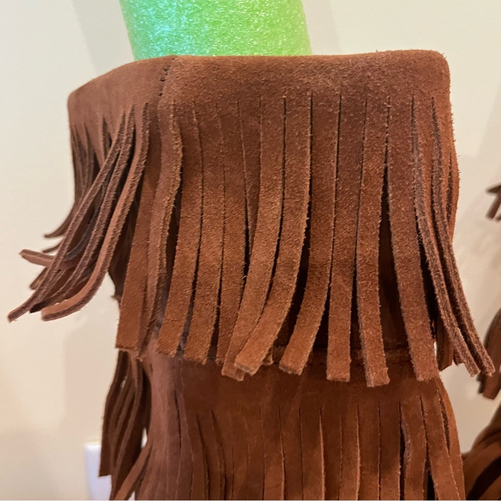 Minnetonka 1632 3 - Layer Fringe Moccasin Boots S… - image 6
